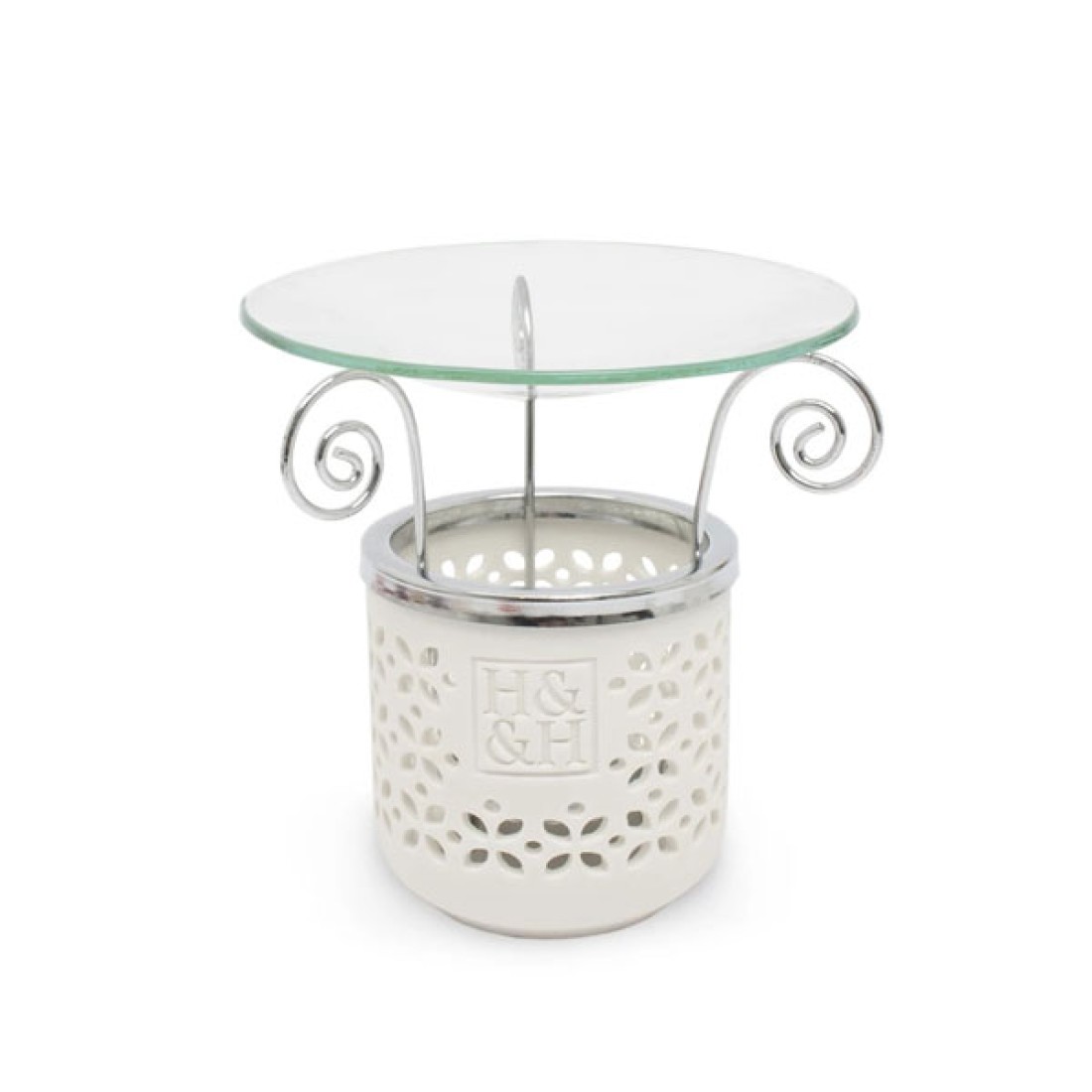 Heart and Home Glass Wax Melt Burner